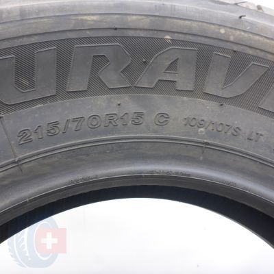 6.  215 70 15C 2x BRIDGESTONE 215/70 R15C 109/107S Duravis R660 Sommerreifen 2024 Ungebraucht   