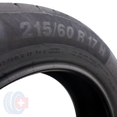 4. 4 x CONTINENTAL 215/60 R17 96H ContiEcoContact 5 Sommerreifen DOT20 6,8mm