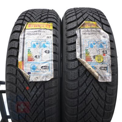 3.  185 65 14 4x PIRELLI 185/65 R14 86T Winter Cinturato Winterreifen 2018 VOLL Ungebraucht  