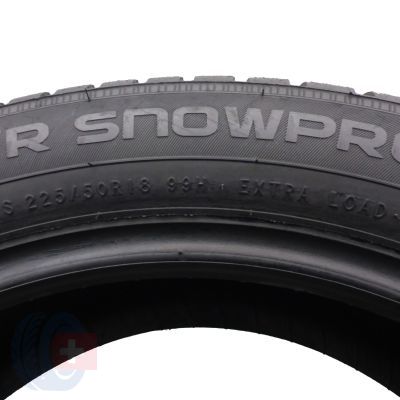 6. 225 50 18 4x NOKIAN 225/50 R18 99H XL WR Snowproof Winterreifen 7,8-8,2mm 2022 Wie Neu