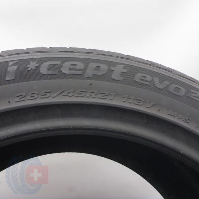 5. 285 45 21 2x HANKOOK 285/45 R21 113V Winter I Cept Evo 3 SUV A0 Winterreifen  2023/24 7,8-7,2mm