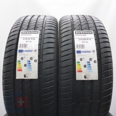 215 45 18 2x FIRESTONE 215/45 R18 93Y XL Roadhawk Sommerreifen 2022 Ungebraucht  