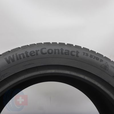 6. 245 50 18 4x CONTINENTAL 245/50 R18 104V XL WinterContact TS 870 P Winterreifen 2023 8,2mm WIE NEU 