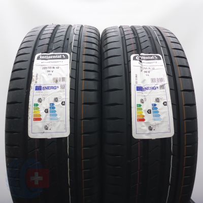 225 55 18 2x CONTINENTAL 225/55 R18 98V PremiumContact 6 Sommerreifen 2023 VOLL WIE NEU