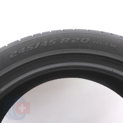 6. 245 45 20 2x PIRELLI 245/45 R20 103W XL P Zero BMW Smmerreifen 2020/21 5-5,3mm