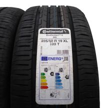 2. 235 50 19 4x CONTINENTAL 235/50 R19 103T XL EcoContact 6 MO Sommerreifen 2023 VOLL Wie Neu