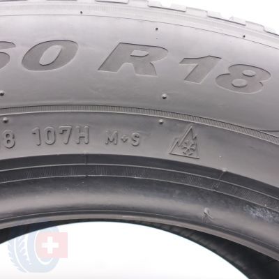 7. 235 60 18 2x PIRELLI 235/60 R18 107H XL Scorpion Winter Winterreifen 2014 6,2-5,8mm