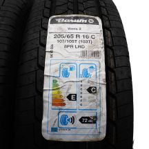 3. 205 65 16C 4x BARUM 205/65 R16C 107/105T Vanis 2 Sommerreifen 2016, 2018 UNGEBRAUCHT