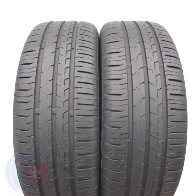 3. 185 55 15 4x CONTINENTAL 185/55 R15 86H XL EcoContact 6 Sommerreifen 6,5-6,8mm 2022/23 Wie Neu