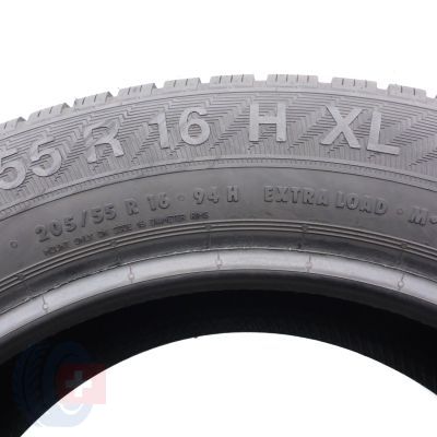 5. 205 55 16 4x GISLAVED 205/55 R16 94H XL EuroFrost6 Winterreifen 2023 WIE NEU 8-8,8mm