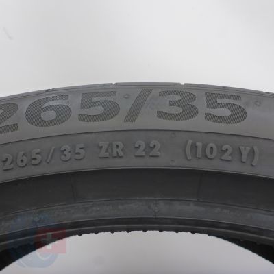 7. 265 35 22 2x CONTINENTAL 265/35 ZR22 102Y XL SportContact 6 MGT Sommerreifen 2022 Ungebraucht   