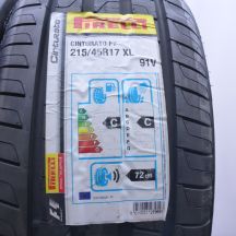 3. 215 45 17 4x PIRELLI 215/45 R17 91V XL Cinturato P7 Sommerreifen 2019 Ungebraucht  