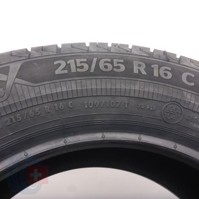 6. 215 65 16C 4x CONTINENTAL 215/65 R16C 109/107T VanContact Eco Sommerreifen 2022 WIE NEU