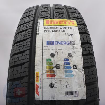  225 65 16C 1x PIRELLI 225/65 R16C 112/110R Carrier Winter Winterreifen 2022 VOLL WIE NEU