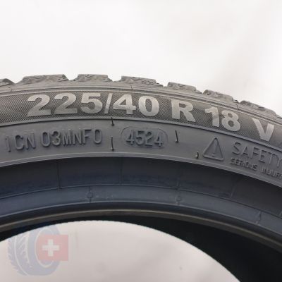 5. 225 40 18 2x SEMPERIT 225/40 R18 92V XL Speed-Grip 5 Winterreifen 2024 8-8,8mm WIE NEU
