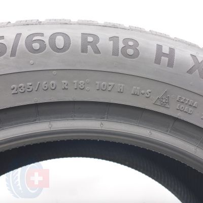 6.  235 60 R18 2x CONTINENTAL 235/60 R18 107H XL WinterContact TS 870P Winterreifen 2023 8,8-8,2mm WIE NEU 