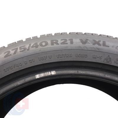 6. 275/40 R21 2x CONTINENTAL 107V XL WinterContact TS860 S N0 Winterreifen 2021 5,8-6mm