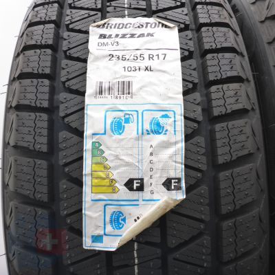 2. 235 55 17 2x BRIDGESTONE 235/55 R17 103T XL Blizzak DM-V3 Winterreifen 2020 VOLL