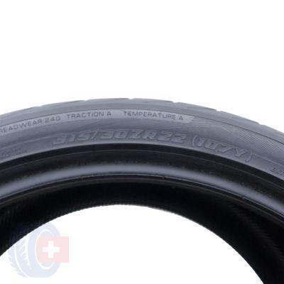 4. 315 30 22 1x YOKOHAMA 315/30 ZR22 107Y XL Advan Sport V105 N0 Sommerreifen 2021 6mm