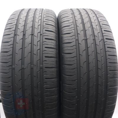 3. 205 55 16 4x CONTINENTAL 205/55 R16 91W EcoContact 6 BMW RunFLat Sommerreifen 2020 WIE NEU