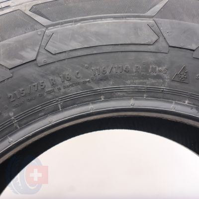 8. 215 75 16C 4x CONTINENTAL 215/75 R16C 116/114R VanContact Winter Winterreifen 2024 VOLL WIE NEU 