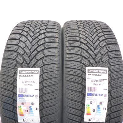 3.  235 45 20 4x BRIDGESTONE 235/45 R20 100W XL Blizzak 6 Winterreifen 2025 VOLL WIE NEU