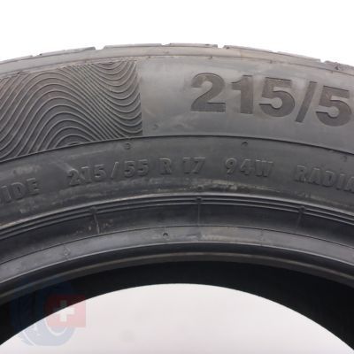 5. 215 55 17 1x CONTINENTAL 215/55 R17 94W ContiPremiumContact 5 Sommerreifen 2025 VOLL WIE NEU 