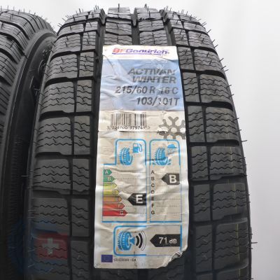 2.  215 60 16C 2x BFGOODRICH 215/60 R16C103/101T Activan Winter Winterreifen 2020 Ungebraucht  