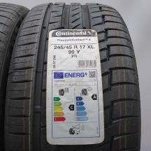 3. 245 45 17 2x CONTINENTAL 245/45 R17 99Y XL PremiumContact 6 Sommerreifen 2022 VOLL  3. 245 45 17 2x CONTINENTAL 245/45 R17 99Y XL PremiumContact 6 Sommerreifen 2022 VOLL