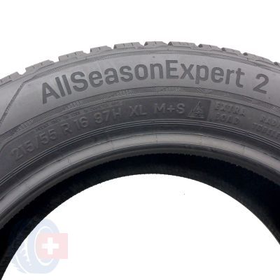 5. 215 55 16 2x UNIROYAL 215/55 R16 97H XL AllSeasonExpert2 Ganzjahresreifen 2023 8,8mm