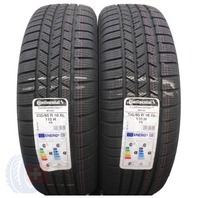 4. 235 65 18 4x CONTINENTAL 235/65 R18 110H XL CrossContact Winter 2022 Winterreifen VOLL Wie Neu