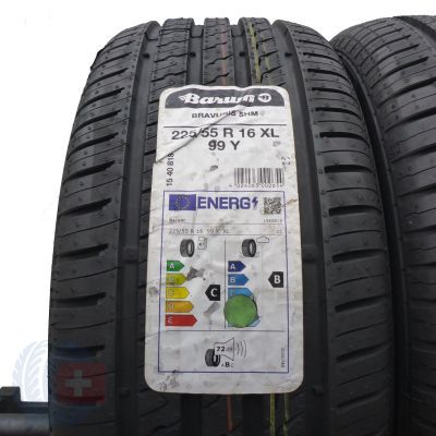 2. 2 x BARUM 225/55 R16 99Y XL Bravuris 5HM Sommerreifen 2022 WIE NEU VOLL