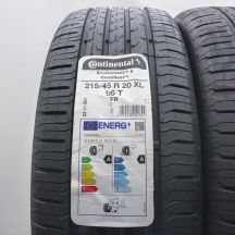2. 215 45 20 2x CONTINENTAL 215/45 R20 95T XL EcoContact 6 SEAL+Sommerreifen 2020 Ungebraucht  