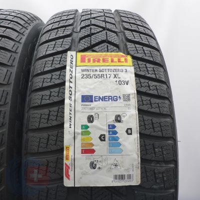2. 235 55 17 4x PIRELLI 235/55 R17 103V XL Winter Sottozzero 3 Winterreifen 2021 VOLL