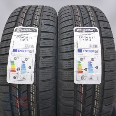 3.  235 60 17 4x CONTINENTAL 235/60 R17 102H ContiCrossContact Winter MO Winterreifen 2023 VOLL WIE NEU  3.  235 60 17 4x CONTINENTAL 235/60 R17 102H ContiCrossContact Winter MO Winterreifen 2023 VOLL WIE NEU