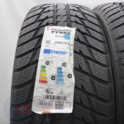 2. 265 70 16 2x NOKIAN 265/70 R16 112H WR SUV 3 Winterreifen 2021 Ungebraucht  