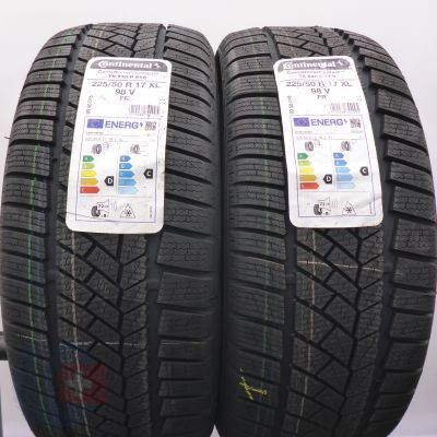 5. 225/50 R17 4x CONTINENTAL 98V ContiWinterContact TS830P RunFlat Winterreifen 2023 WIE NEU VOLL