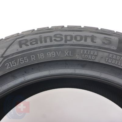 7. 215 55 18 4x UNIROYAL 215/55 R18 99V XL RainSport5 Sommerreifen 2024 WIE NEU VOLL