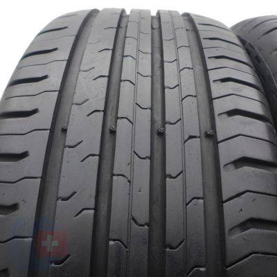 2. 2 x CONTINENTAL 195/55 R15 85V ContiEcoContact 5 Sommerreifen 2019 6,2mm
