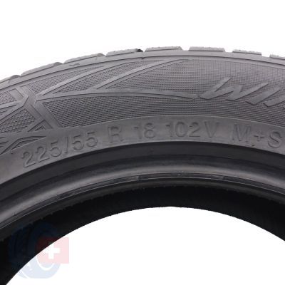 6. 225 55 18 4x VREDESTEIN 225/55 R18 102V XL Wintrac Pro Winterreifen  7-7,7mm 2019/22