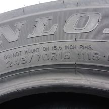 5. 245 70 16 1x DUNLOP 245/70 R16 111S Grandtrek AT20 Reinforced M+S Sommerreifen 2018 Ungebraucht  