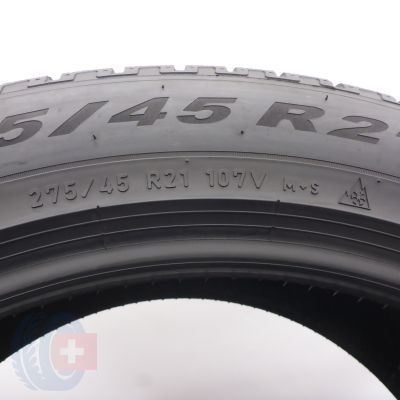 5. 275 45 21 2x PIRELLI 275/45 R21 107V XL MO Scorpion Winter Winterreifen 2022 5,5-6,2mm