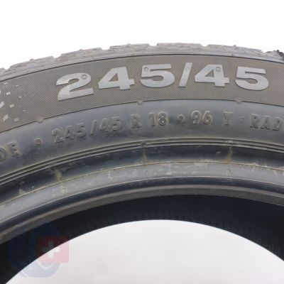 5. 245 45 18 2x CONTINENTAL 245/45 R18 96Y ContiSportContact3E RunFlat BMW Sommerreifen 2023 WIE NEU VOLL