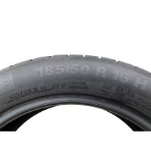 6. 2 x CONTINENTAL 185/50 R16 81H ContiEcoContact 5 Sommerreifen 2020 6.5mm 