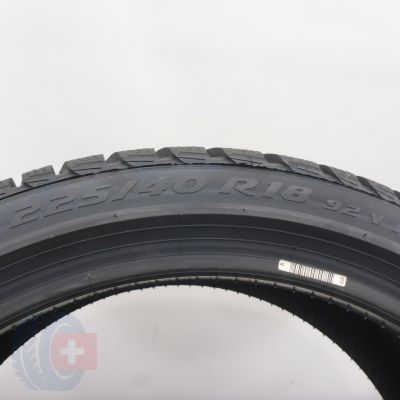 9. 225 40 18 4x PIRELLI 225/40 R18 92V XL Winter Sottozero 3 A01 Winterreifen 2025 VOLL WIE NEU 