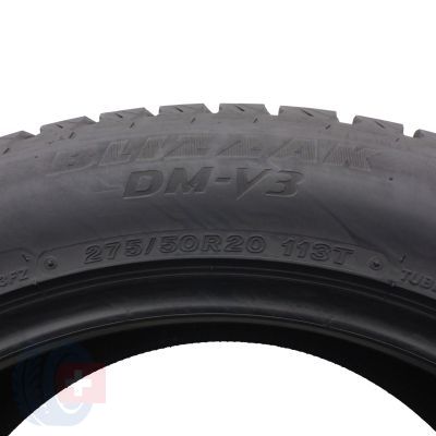 5. 275 50 20 2x BRIDGESTONE 275/50 R20 113T Blizzak DM-V3 Winterreifen 7,8-8,2mm 2020