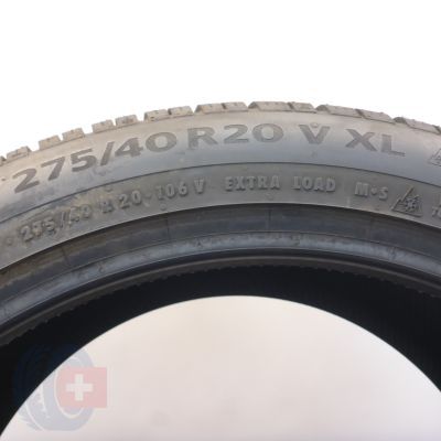7. 275 40 20 4x CONTINENTAL 275/40 R20 106V XL WinterContact TS 860 S Winterreifen 2019 VOLL WIE NEU 