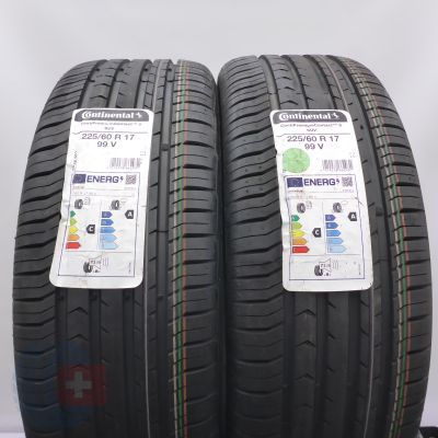 4. 225 60 17 4x CONTINENTAL 225/60 R17 99V ContiPremiumContact5 SUV Sommerreifen 2021  4. 225 60 17 4x CONTINENTAL 225/60 R17 99V ContiPremiumContact5 SUV Sommerreifen 2021