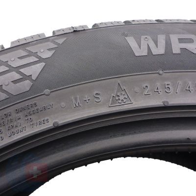 2. 245 45 18 2x NOKIAN 245/45 R18 100V XL WR Snowproof P Winterreifen 7mm 2023 Wie Neu