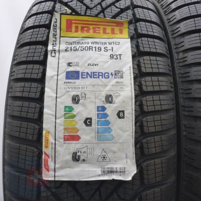 3. 215 50 19 2x PIRELLI 215/50 R19 93T Seal Cinturato Winter WTC2 Winterreifen 2021 WIE NEU VOLL